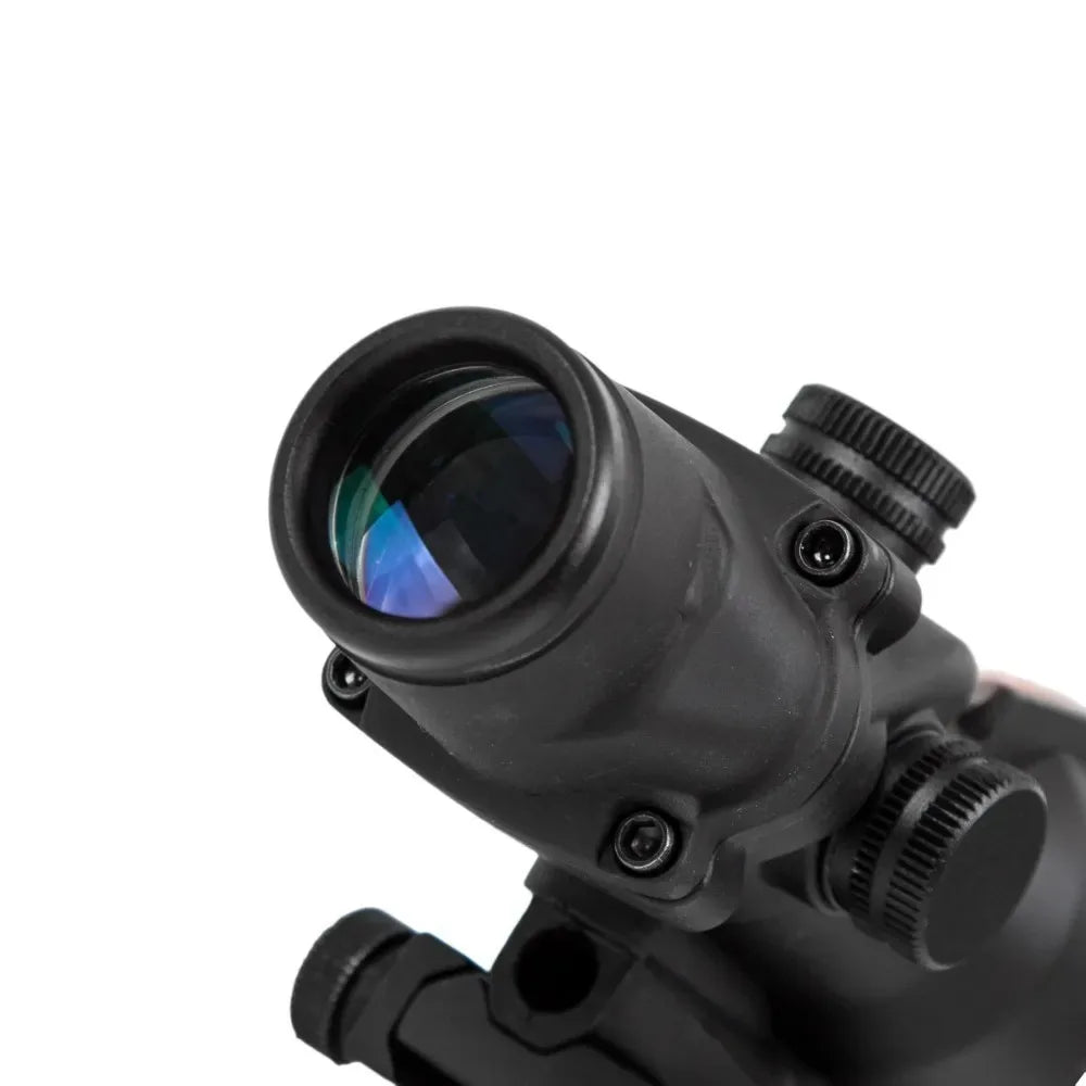 4X32 Hunting Riflescope Real Fiber Optics Green Red Dot Tactical Sight