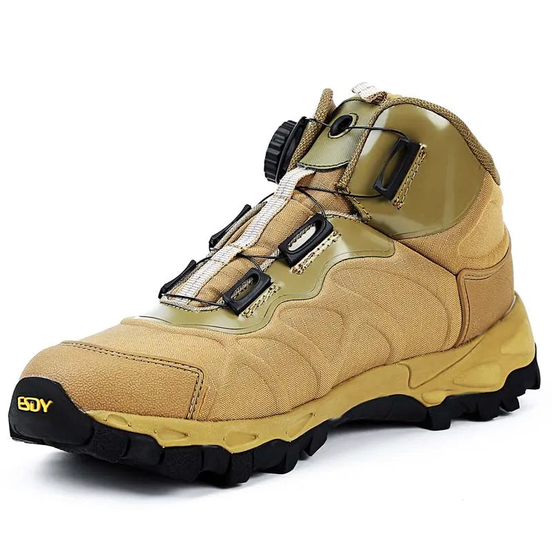 Men Outdoor Boots Autumn Winter Outdoor Hiking Boots Special Force Desert Tactical Sneakers Combat Ankle Boots Men Work Boots