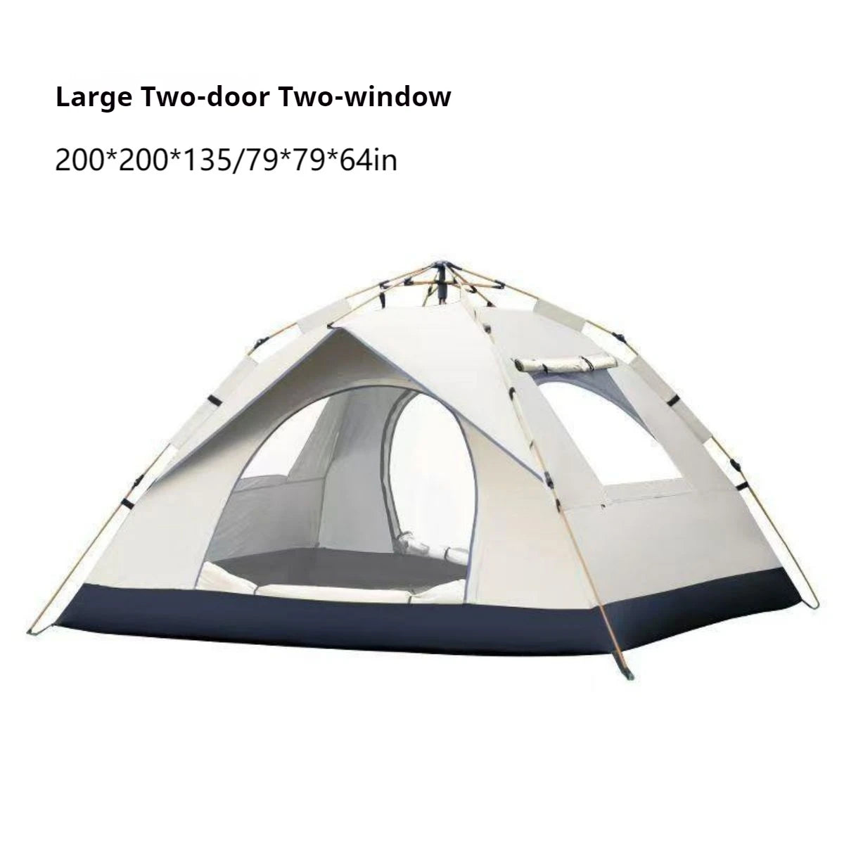 Automatic Quick-Opening Tent Two Doors and Windows Camping Tent