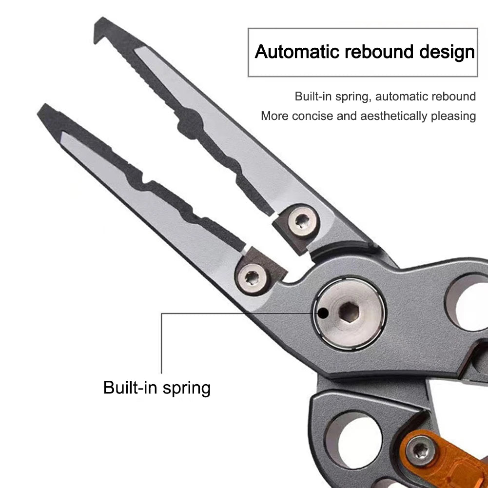 Titanium Alloy Fish Control Pliers Convenient Lure Clamp