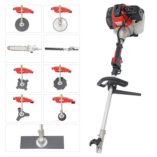 Powerful Multifunction Brush Cutter 1.7KW 52cc Engine