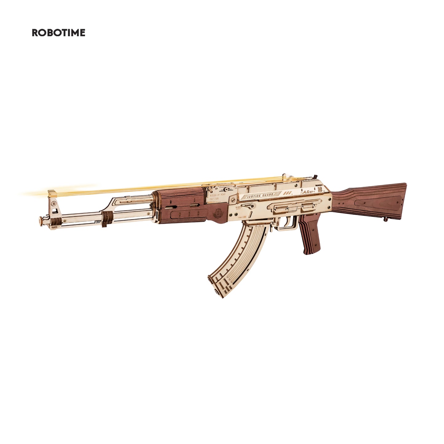Robotime Rokr AK47 3D Wooden Gun Funny DIY Building Toy