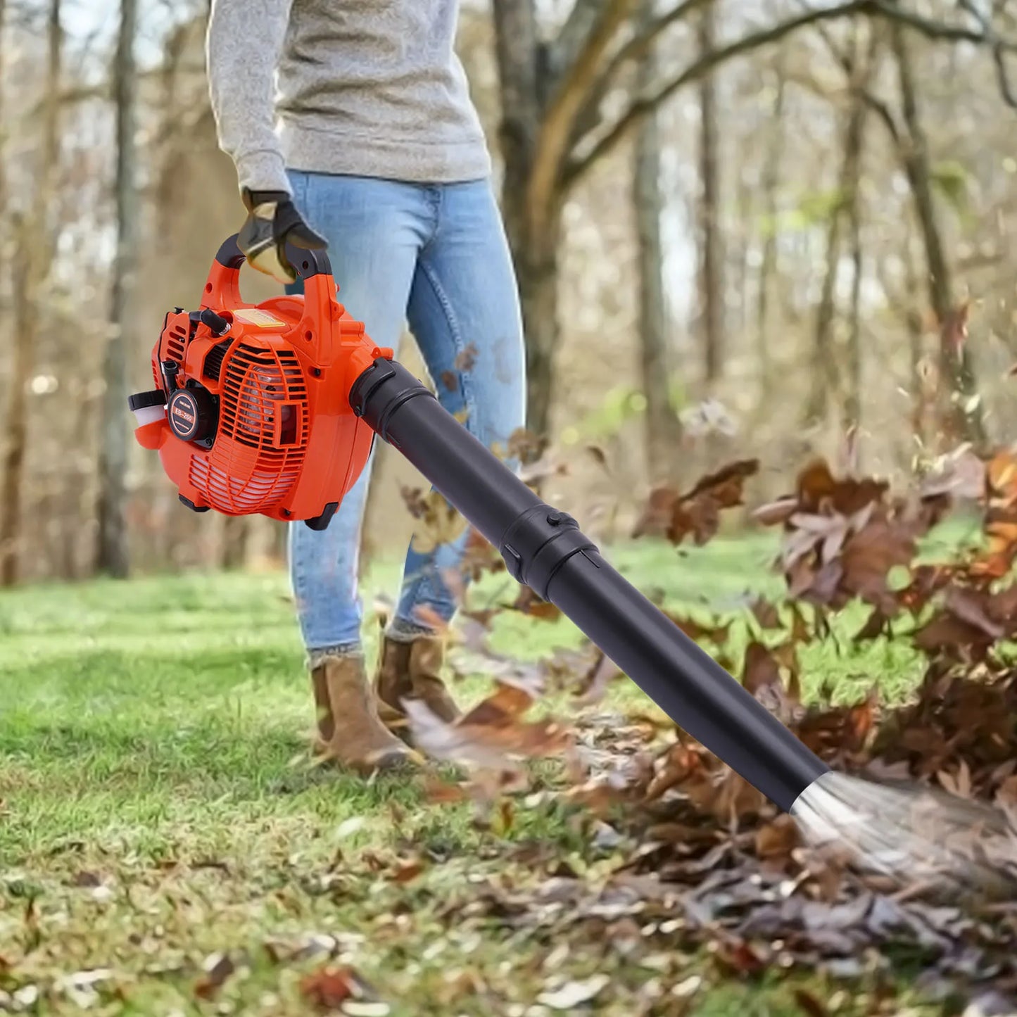 Gas Leaf Blower 25.4CC 2-Stroke Handheld Cleaning Tool