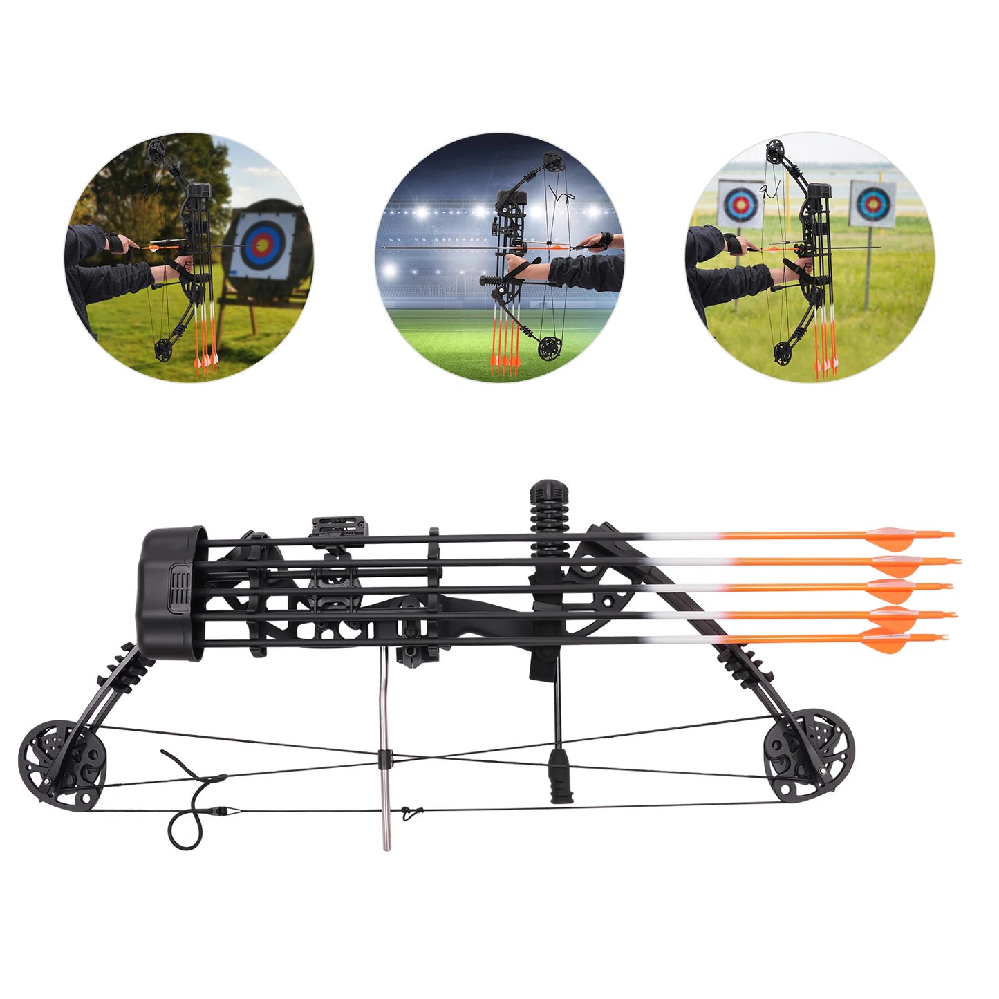 Battleship Compound Bow Magnesium Alloy Kit Archery Hunting Set User-Friendly Design