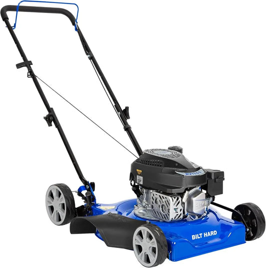 Gas Lawn Mower 20 Inch with 144cc 4-Cycle Engine and 8 Heights