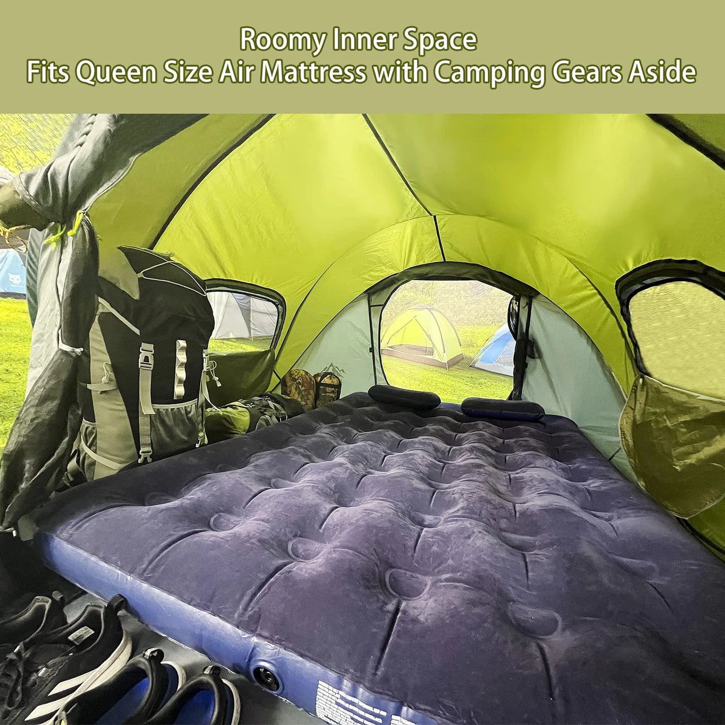 3-4 People Outdoor Throw Open Tent Automatic Pop Up Tents